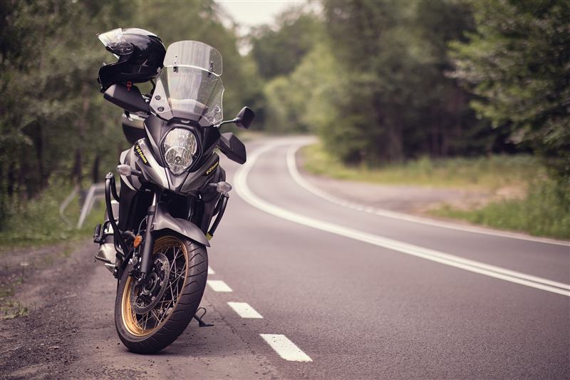 Jezdec na silničním motocyklu